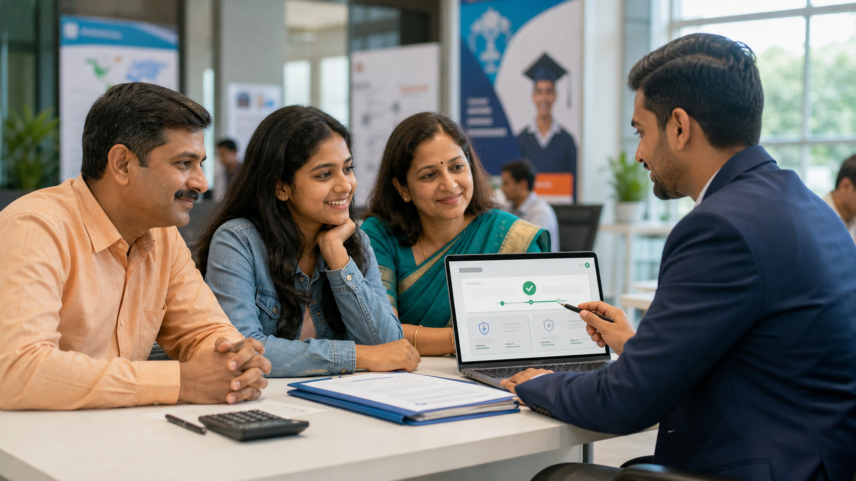 PM Vidyalaxmi Education Loan 2026: Best बिना Collateral Apply Guide PM Vidyalaxmi Education Loan 2026 के लिए online application देखते छात्र और अभिभावक