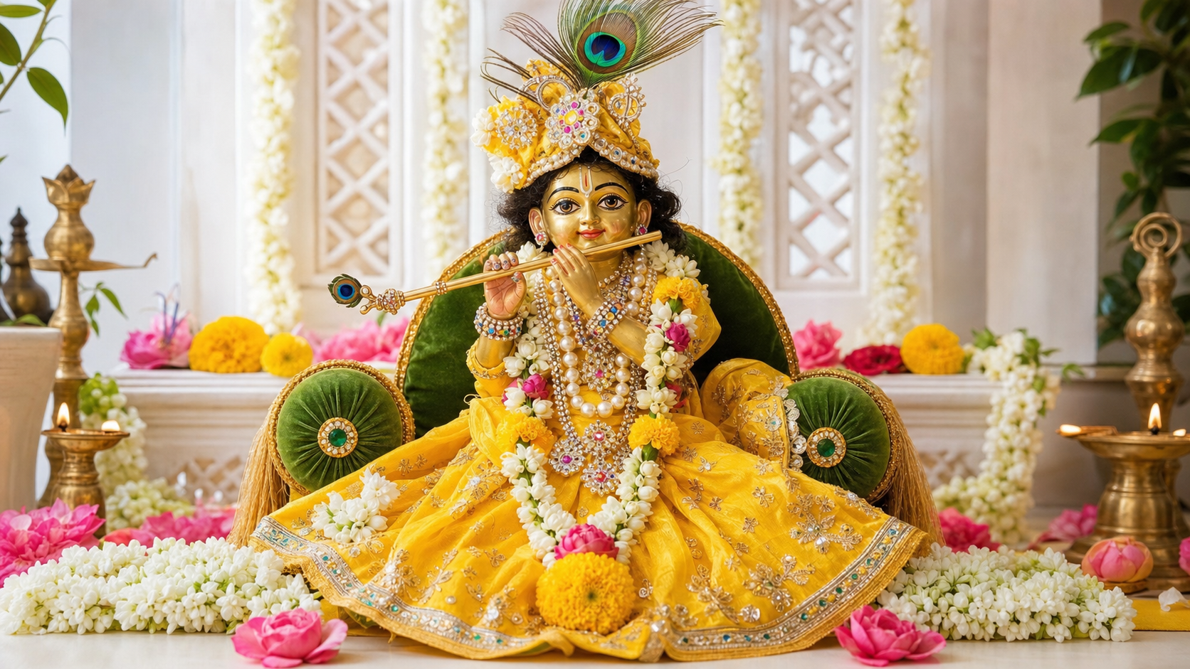 लड्डू गोपाल श्रृंगार: जन्माष्टमी पर कैसे सजाएं? सामग्री और आसान विधि 2026 लड्डू गोपाल श्रृंगार जन्माष्टमी 2026