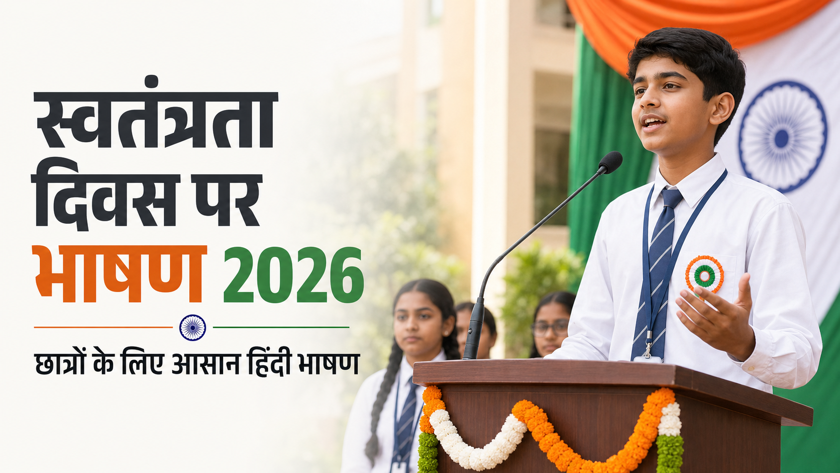 জোনাকী যুগৰ সাহিত্য स्वतंत्रता दिवस पर भाषण 2026 छात्रों के लिए