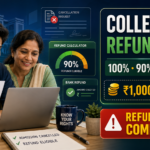 College Admission Cancel करने पर Fee Refund 2026: UGC 100%–0% Rule, ₹1,000 Deduction और Complaint Guide College Admission Cancel करने पर Fee Refund 2026: UGC 100%–0% Rule, ₹1,000 Deduction और Complaint Guide