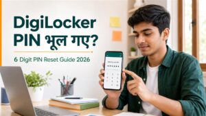 DigiLocker Security PIN भूल गए - 6 Digit PIN Reset Guide 2026