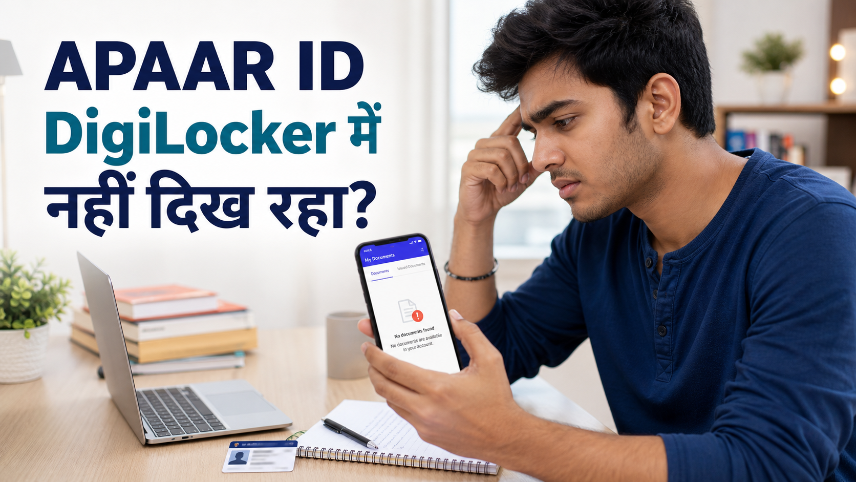 APAAR ID DigiLocker में नहीं दिख रहा? 2026 में Missing APAAR Card Download और Fix करने का तरीका APAAR ID DigiLocker में नहीं दिख रहा - Missing APAAR Card Fix 2026
