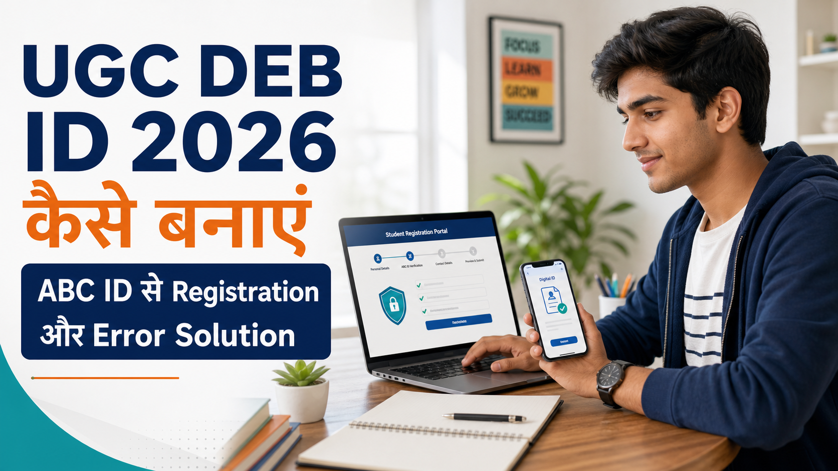 অসমৰ লোকবিশ্বাস UGC DEB ID 2026 कैसे बनाएं - ABC ID से registration guide