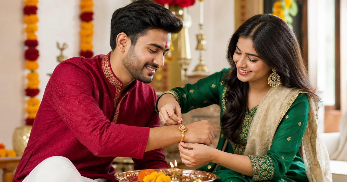 राखी किस हाथ में बांधनी चाहिए? दाहिने हाथ का कारण, नियम और मंत्र rakhi kis hath me bandhni chahiye
