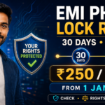 RBI Mobile EMI Phone Lock Rules 2027: 30/60-Day Rule, Protected Features और ₹250 प्रति घंटे Compensation RBI Mobile EMI Phone Lock Rules 2027: 30/60-Day Rule, Protected Features और ₹250 प्रति घंटे Compensation