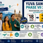 Yuva Sangam Phase VII 2026: Last Date 31 August तक Extended — Eligibility, State Pairing और Online Registration Yuva Sangam Phase VII 2026: Last Date 31 August तक Extended — Eligibility, State Pairing और Online Registration