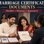 Documents Required for Marriage Certificate—Age Proof, Address, Witness और Registration Checklist Documents Required for Marriage Certificate—Age Proof, Address, Witness और Registration Checklist