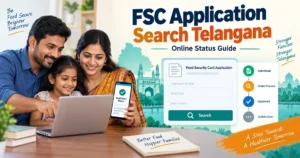 fsc application search telangana online status guide
