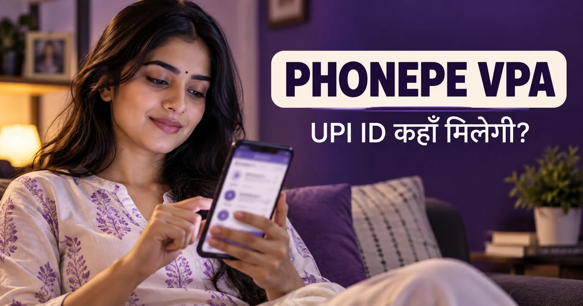 অসম ৰত্ন ড০ ভূপেন হাজৰিকাঃ এটি পৰ্যালোচনা how to get vpa in phonepe guide showing a woman checking an abstract payment app on a phone